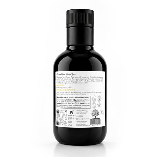 ROOTLY Aegean Early Harvest Extra Virgin Olive Oil, Cold Pressed with Lemon