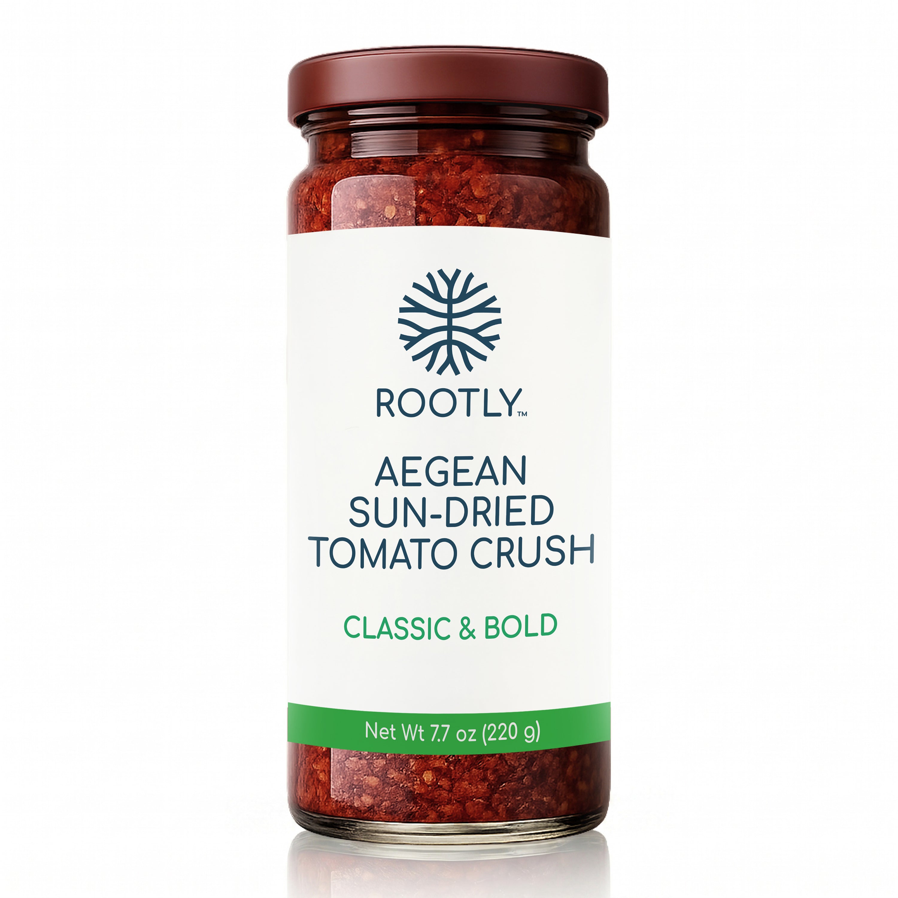 ROOTLY Aegean Sun-Dried Tomato Crush in Extra Virgin Olive Oil, Classic & Bold