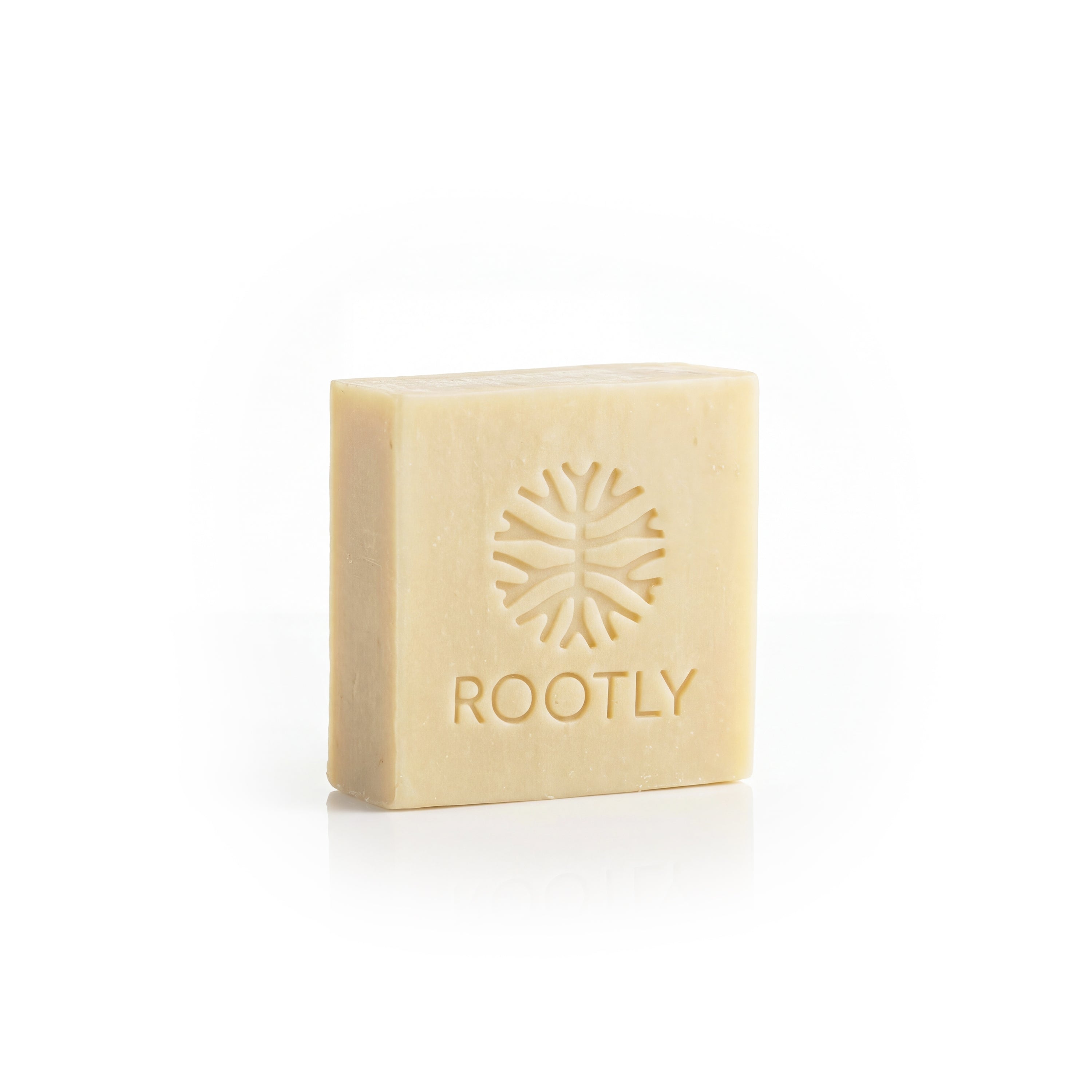 ROOTLY Goat Milk Soap Bar, Handmade with Olive Oil